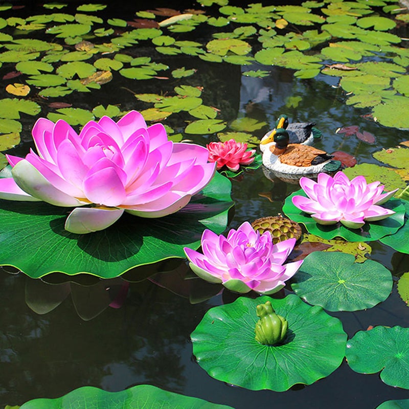 2pcs Artificial -Leaves Garden Fountain Simulation Leaf Fishpond -Leaf - Image 3
