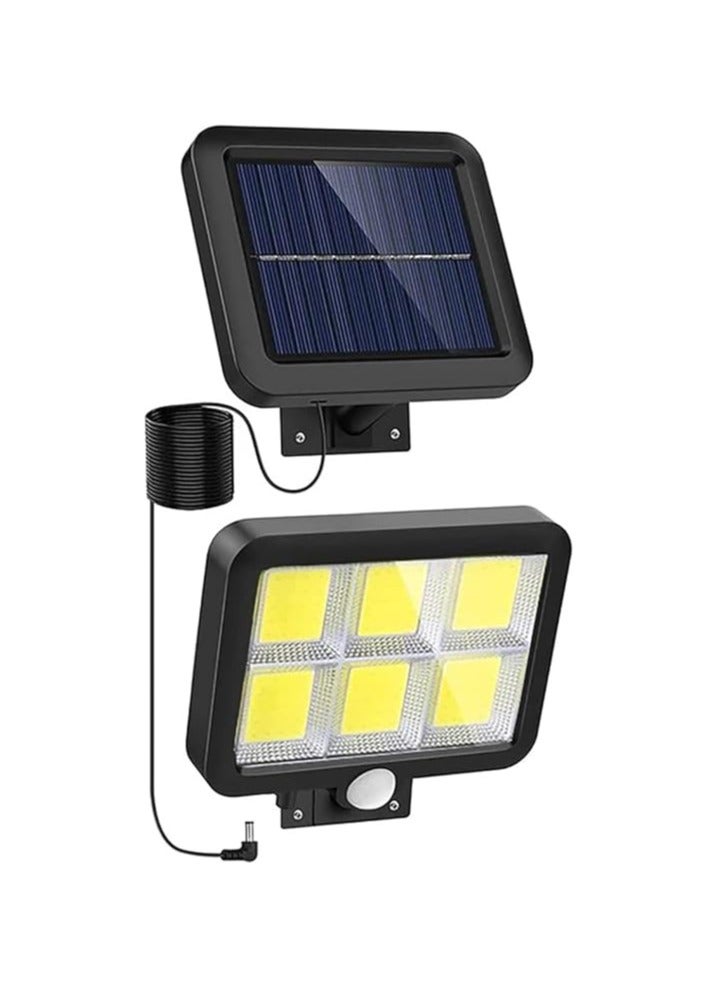 سبيس شوب مصباح شمسي مع مستشعر حركة، كشاف LED للإضاءة الخارجية - Image 1