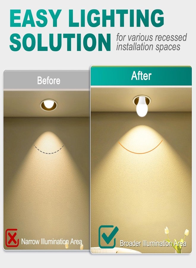 DiCUNO E26 Socket Extender E26 to E26 Standard Medium Base Lamp Bulb Socket Adapter 5CM/1.97 Inch Extender Maximum 200W Bulb Extension 2Pcs - Image 5