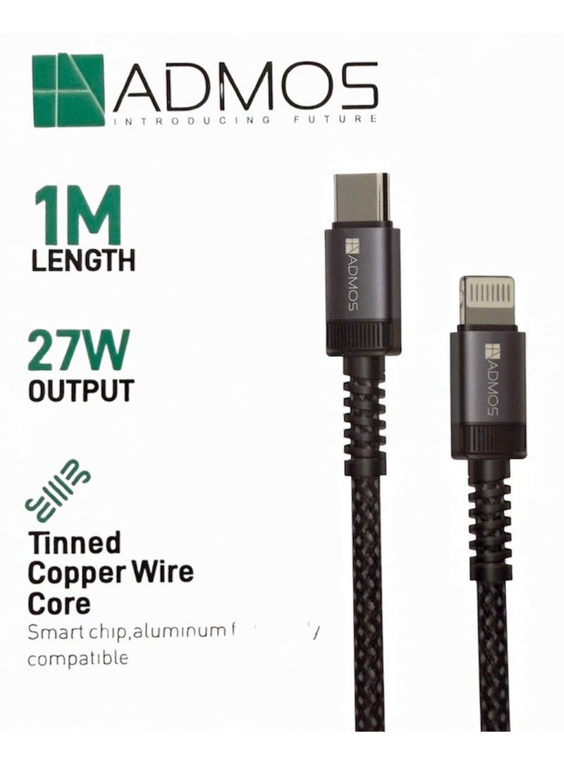 Admos Original high-speed Type-C to Lightning L charger cable, high quality - Image 1