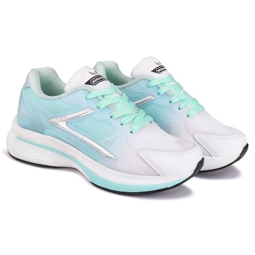 BERSACHE Premium Sports,Gym, Trending Stylish Running Shoes for Women (White), 4 UK - Image 1