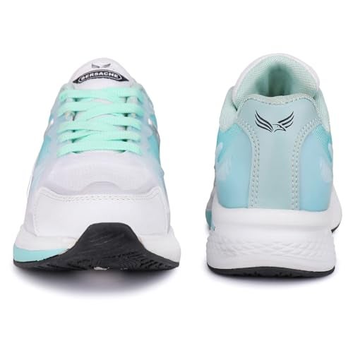 BERSACHE Premium Sports,Gym, Trending Stylish Running Shoes for Women (White), 4 UK - Image 5