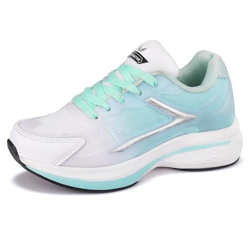 BERSACHE Premium Sports,Gym, Trending Stylish Running Shoes for Women (White), 4 UK - Image 4