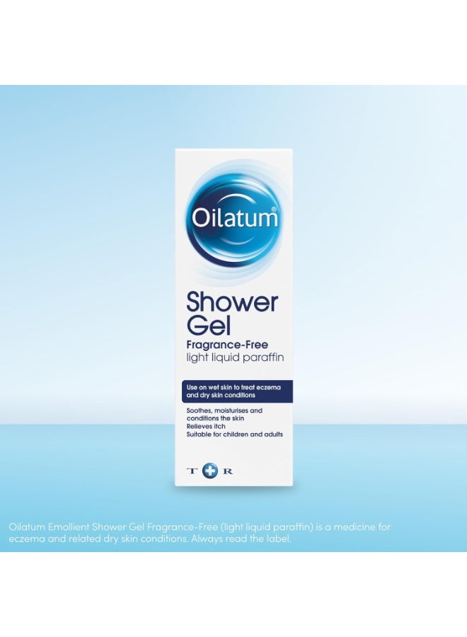 Oilatum Shower Gel Fragrance Free to Treat Dry Skin & Eczema 150ml - Image 4
