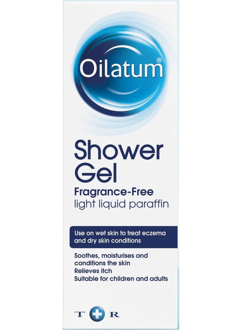 Oilatum Shower Gel Fragrance Free to Treat Dry Skin & Eczema 150ml - Image 1