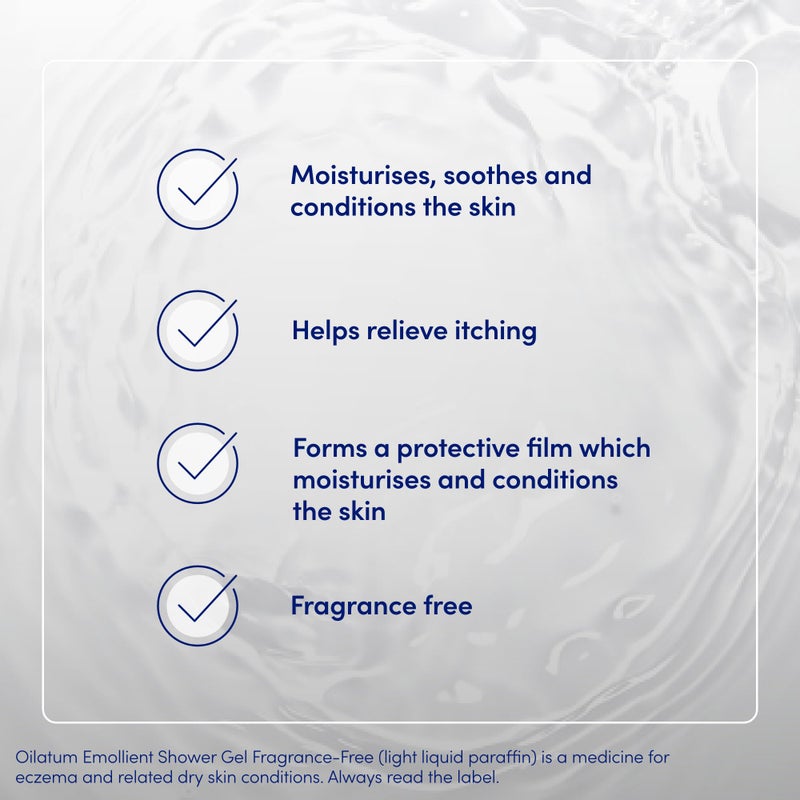 Oilatum جل استحمام أويلاتوم خالي من العطر لعلاج البشرة الجافة والإكزيما 150 مل - Image 5