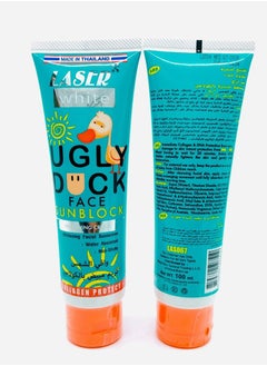 LASER WHITE Ugly Duck Face Sun Block Collagen Whitening Cream Sunscreen 100ml  - Image 2