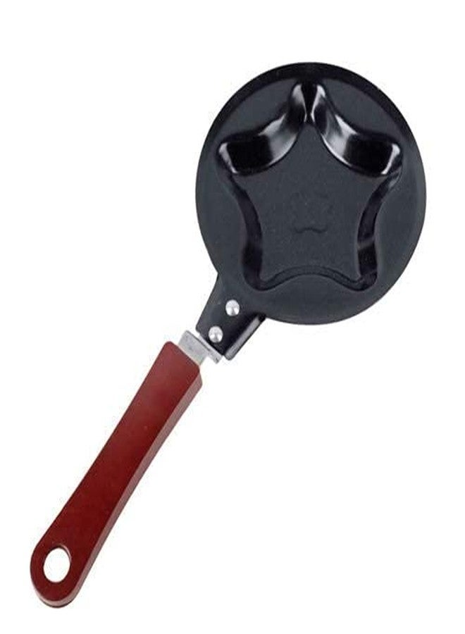 PARVY Small Size Non Stick Cartoon Shape Mini Non-Stick Egg omelettes pan Non Stick Small Size (1Pcs) (Black, Design May Vary) - Image 1