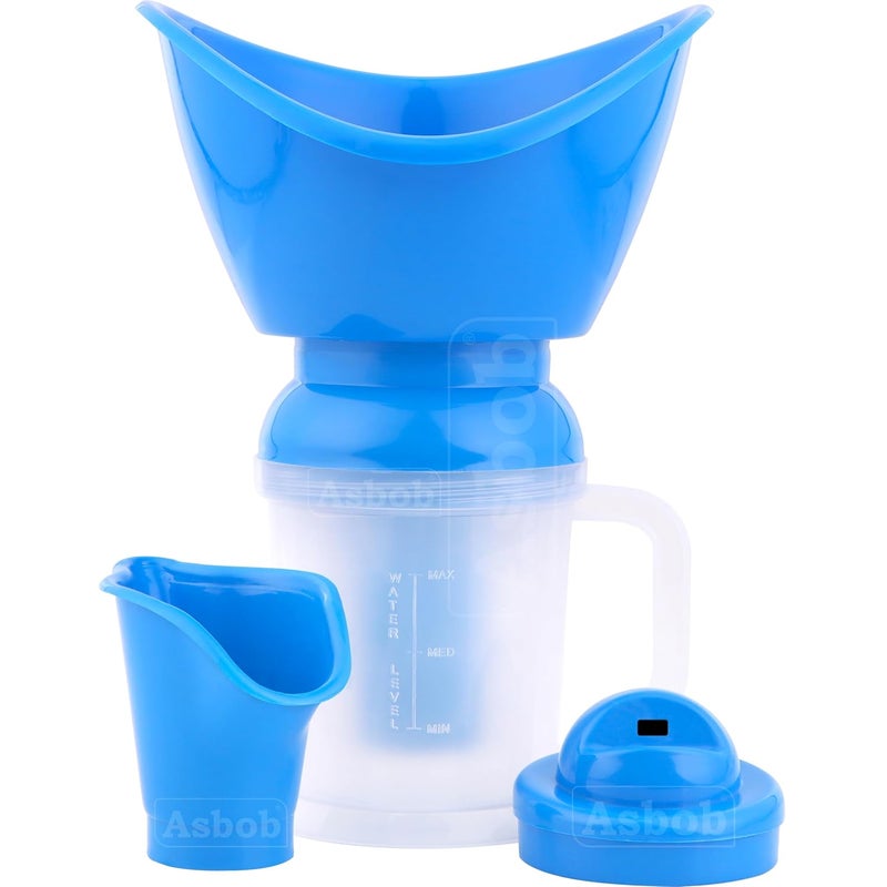 Asbob Asbob Vaporizer for Cold and Cough Face Steam Vapourisers for Adult 115 Meter Steamer Blue  - Image 1