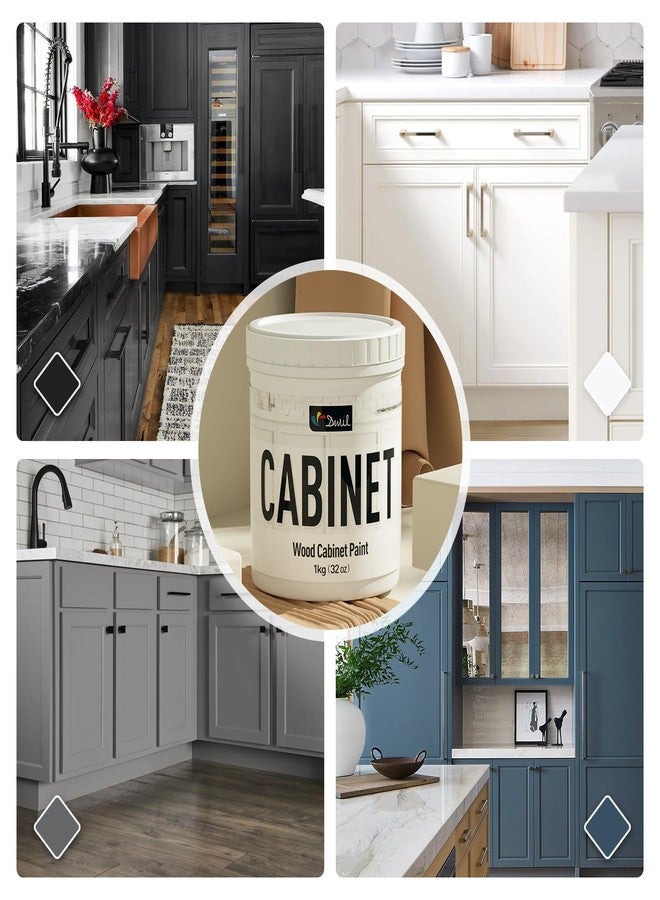 DWIL Cabinet Paint All Match - 32 OZ Black | Waterproof, No Sanding, Low Odor | Kitchen and Bathroom Cabinet Makeover Kit - Image 5