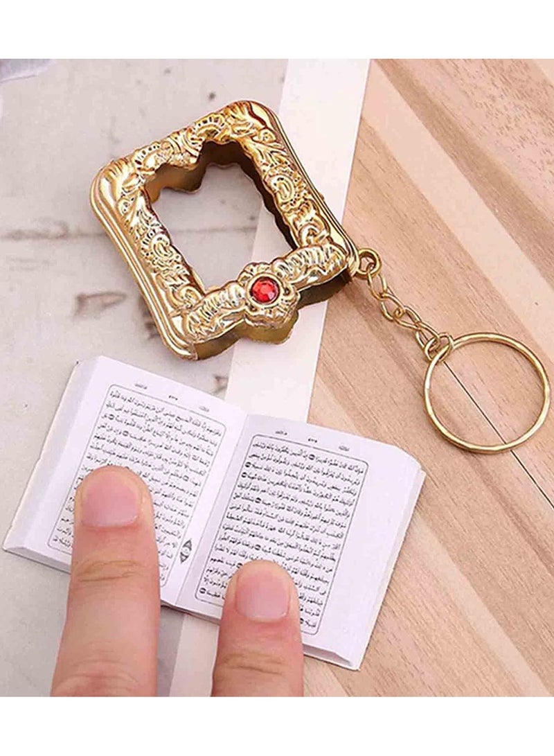SYOSI مسبحة صلاة تقليدية، 33 حبة مع سلسلة مفاتيح كتاب قرآن، كلمات ليزر، مسبحة، تسبيح، تخفيف التوتر أو اليقظة، تساعد على التركيز والبقاء على مسار التفاني، تعويذة للحماية الروحية  - Image 3