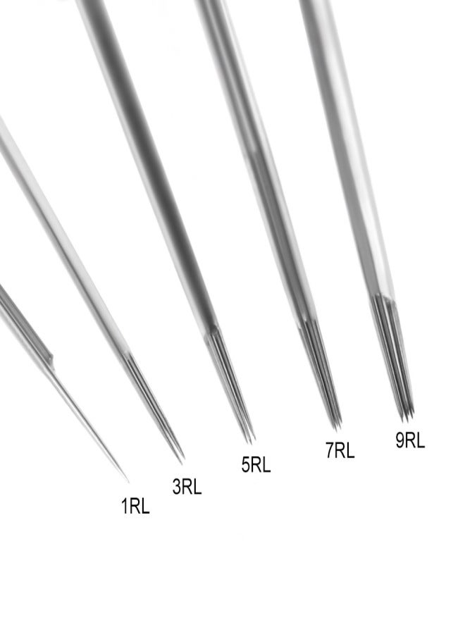 100pcs Mixed Tattoo Needle Set 1RL 3RL 5RL 7RL 9RL Stainless Steel Round Liner Professional Permanent Tattoo Tool Kit - Image 4