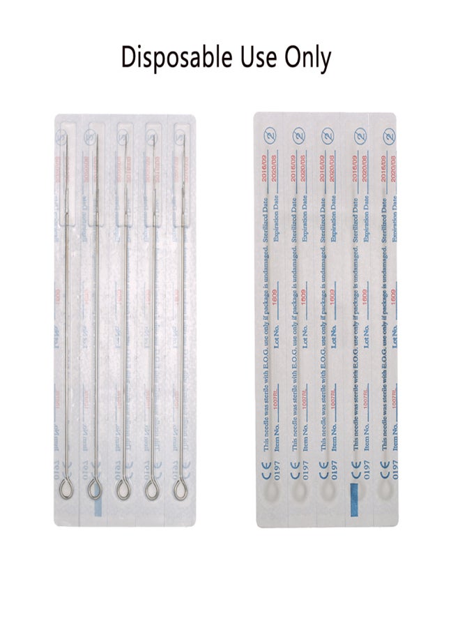 100pcs Mixed Tattoo Needle Set 1RL 3RL 5RL 7RL 9RL Stainless Steel Round Liner Professional Permanent Tattoo Tool Kit - Image 1