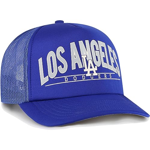47 Backhaul Foam Mesh Trucker Snapback Adjustable Hat, Adult One Size Fits All - as1, Alpha, one_Size, Los Angeles Dodgers Blue - Image 2