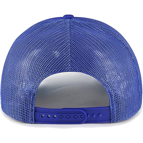 47 Backhaul Foam Mesh Trucker Snapback Adjustable Hat, Adult One Size Fits All - as1, Alpha, one_Size, Los Angeles Dodgers Blue - Image 3
