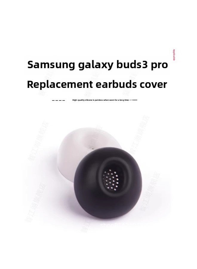 For Samsung Buds3 Pro Earplugs Samsung 3pro Ear Cap Samsung Galaxy Buds3 Pro Earmuffs-Color:Black Small Size/s1-Model:Samsung Galaxy Buds3 Pro Earplugs  - Image 2