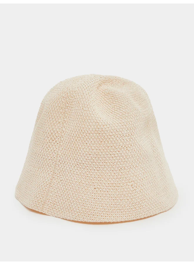 Styli Styli Plain Knit Bucket Hat