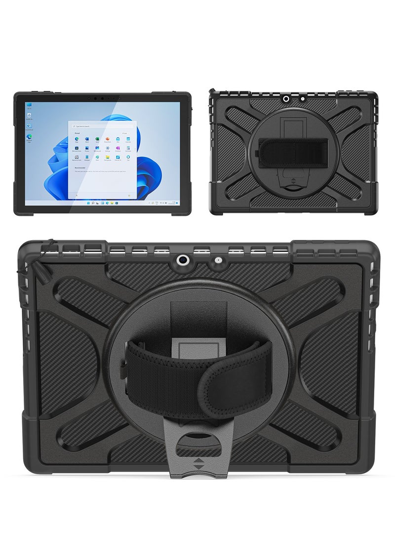 Tablet case full body shockproof 360° stand rugged case compatible with Microsoft Surface Pro 9 compatible professional keyboard, tablet case compatible Surface Pro 9 tablet - Image 2