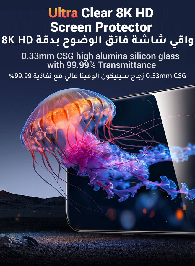 Ugreen 2Pack iPhone 16 Pro Max Screen Protector  6.9 Inch HD Easy Installation, Military-Grade Protection, Scratch Resistant, Anti-Fingerprint, Bubble Free, Case Friendly, 9H Tempered Glass Film - Image 3