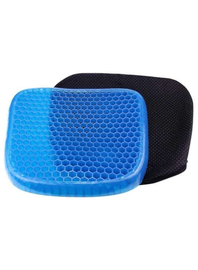 Yameem Egg Sitter Orthopaedics Seat Gel Pad Cushion With Non-Slip Cover Cool Breathable Honeycomb Design Absorbs Pressure Points For Home Car Office Chair Relief Long Sitting Hip Back Waist Spinal Pain - Image 1