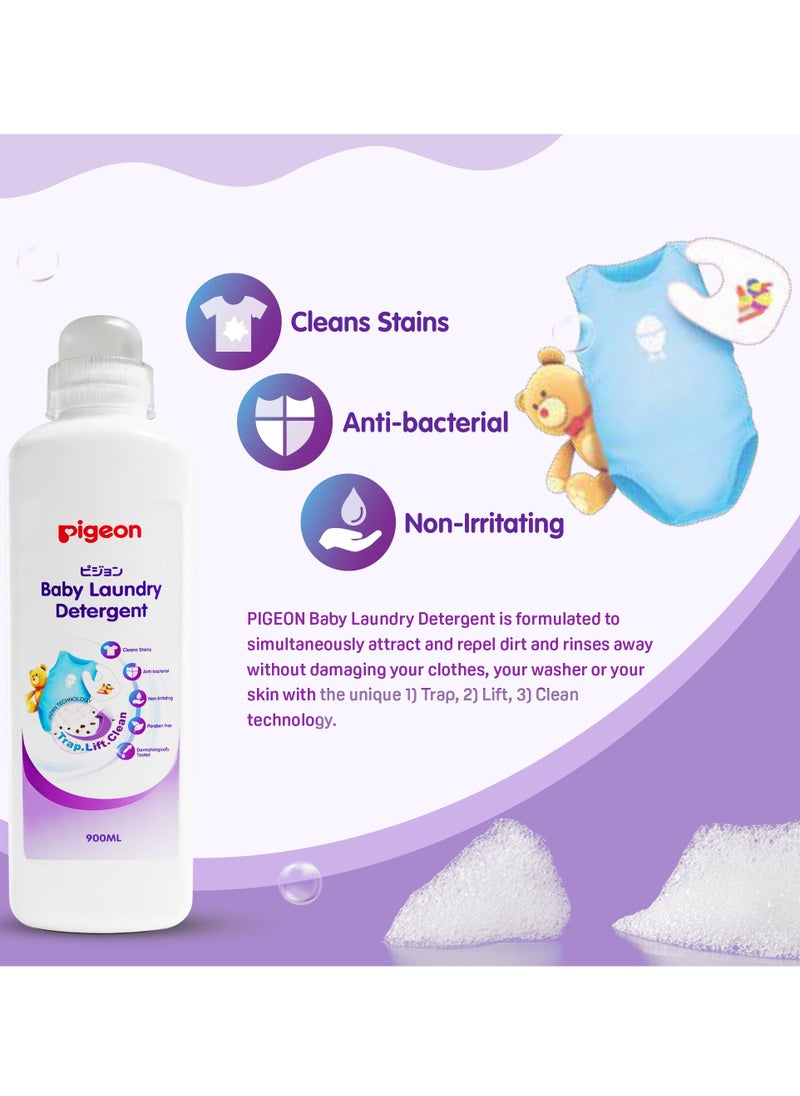 pigeon Baby Laundry Detergent  900ml Twin Pack  - Image 2