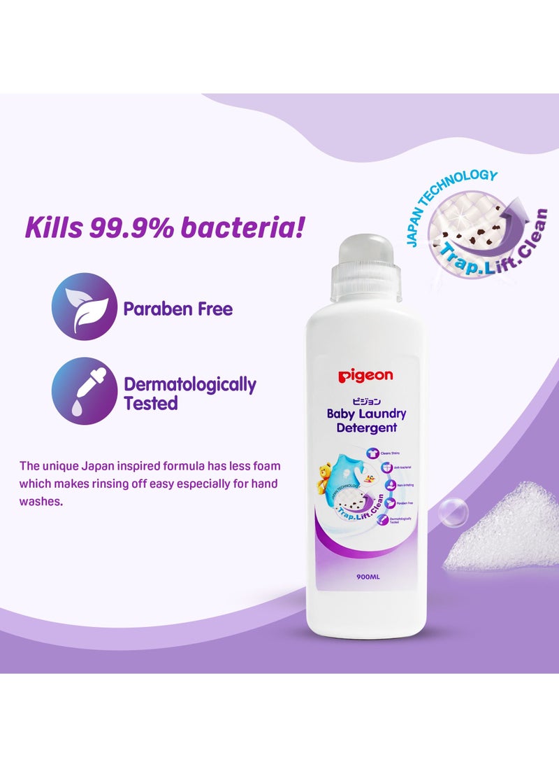 pigeon Baby Laundry Detergent  900ml Twin Pack  - Image 3