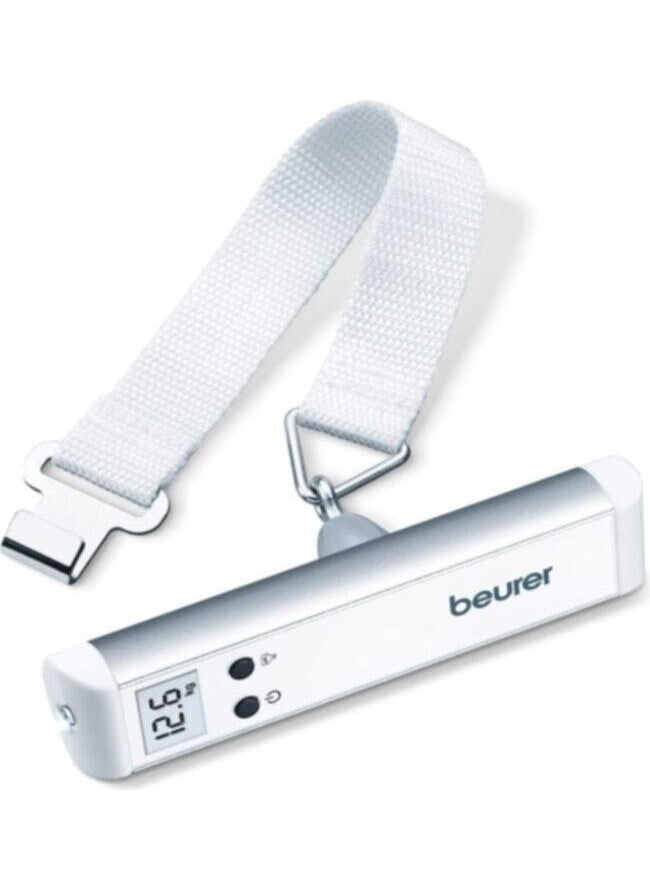 Beurer - Ls 10 50KG Capacity Hand Scale with Flashlight Scale Scale Illuminated Digital Suitcase Luggage Scale Airplane - Image 1