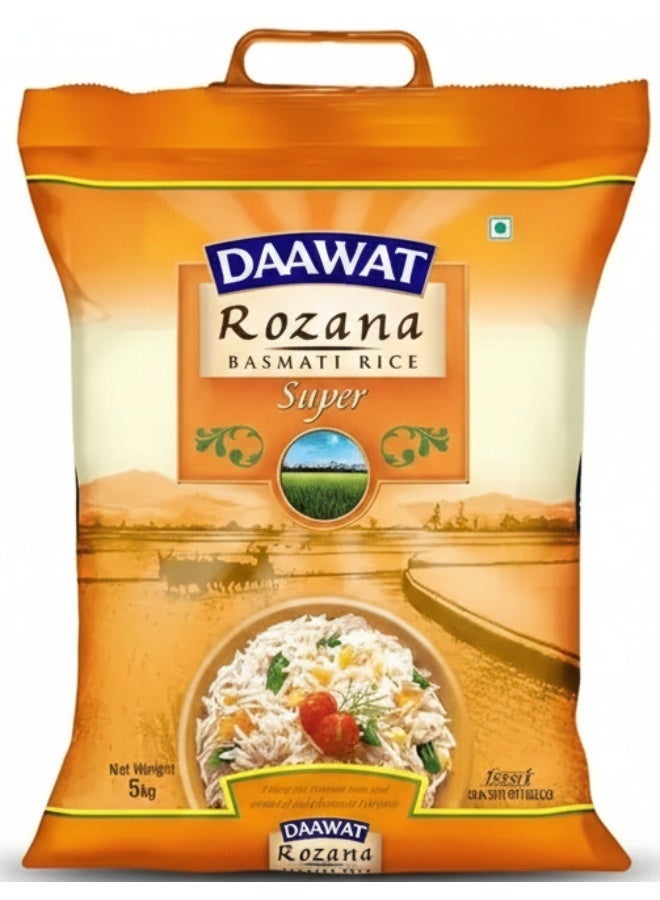 Daawat Rozana Super Basmati Rice 5kg - Image 1
