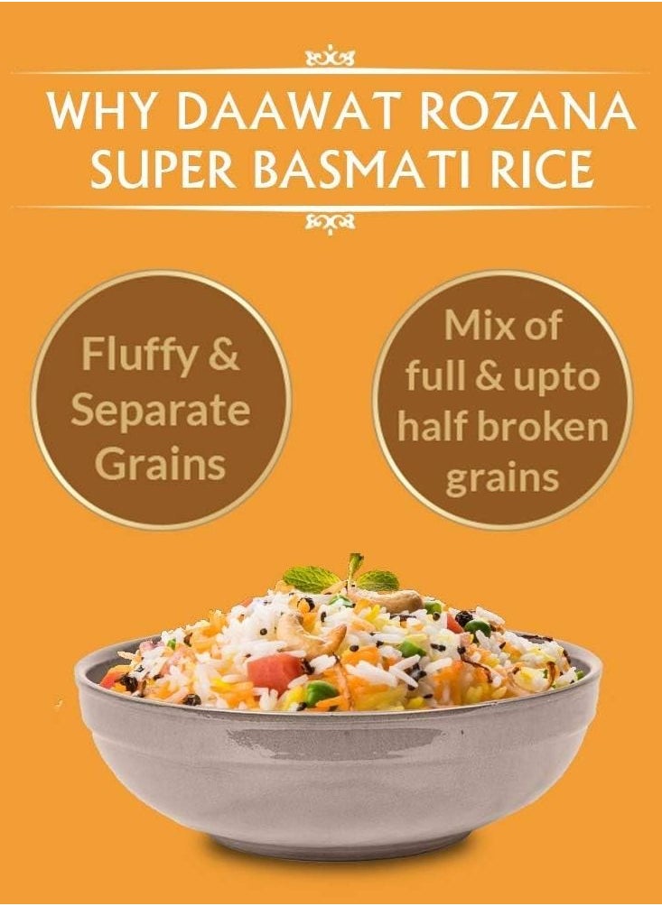 Daawat - Rozana Super Basmati Rice 5kg - Image 1