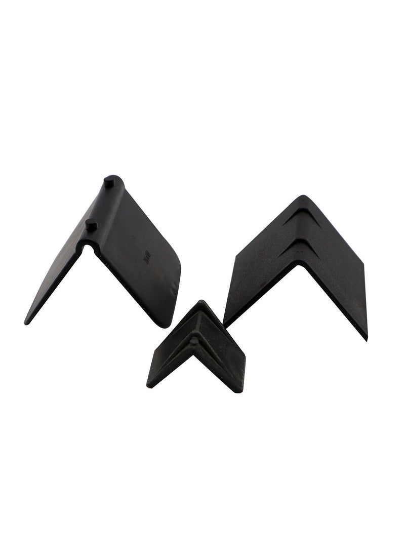 Generic - PVC Corner Guard Black 10 Pieces - Image 1