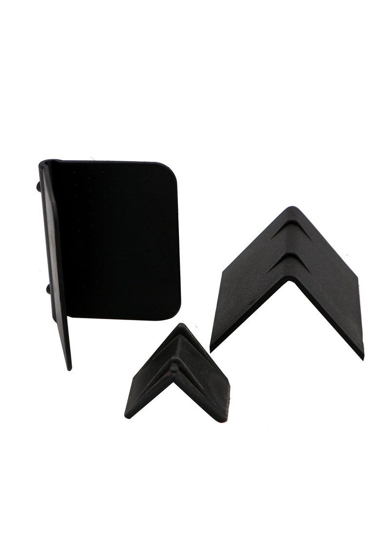Generic - PVC Corner Guard Black 10 Pieces - Image 1