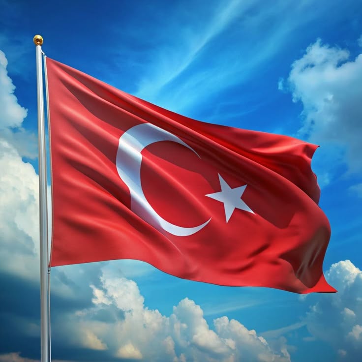 ARS Turkey Flag - Heavy-Duty 210D Satin, Turkey Flag for Outdoor/Indoor, Fade Resistant, Flag Day, And Home-Polyester, Sport Day, FIFA World Cup-Size-70X130cm - Image 3