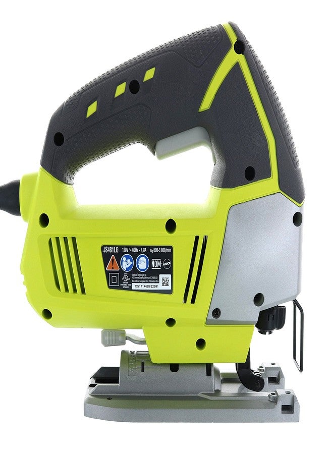 ريوبي منشار كهربائي مداري Ryobi JS481LG بسلك 4.8 أمبير وسرعة متغيرة وساق على شكل حرف T مع نظام إضاءة LED مدمج - Image 3