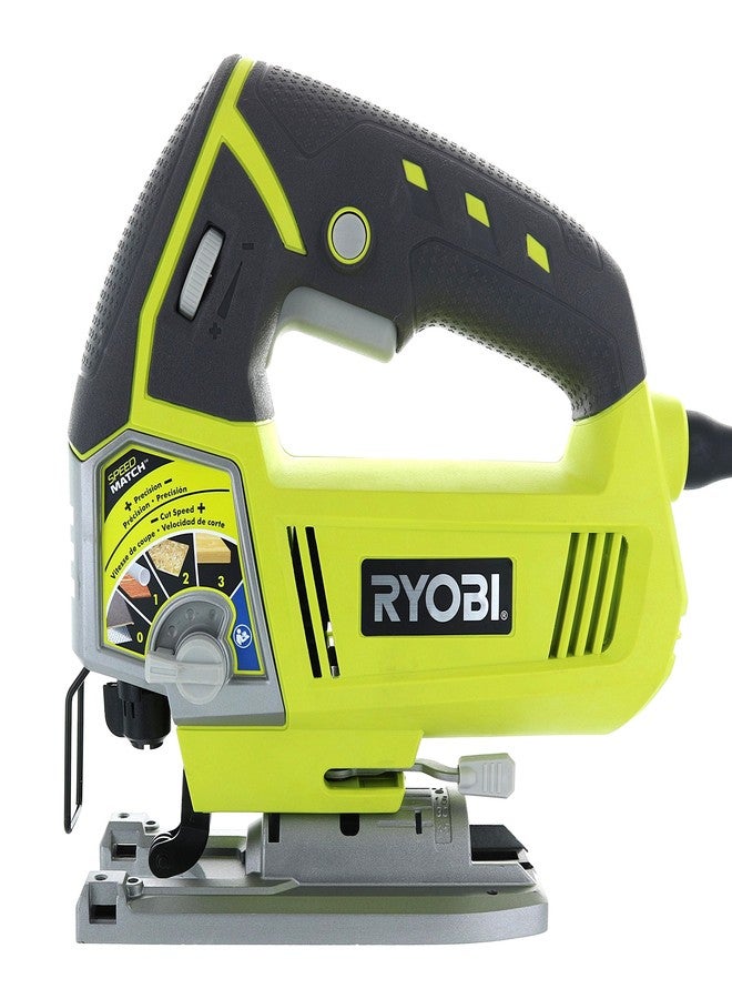 ريوبي منشار كهربائي مداري Ryobi JS481LG بسلك 4.8 أمبير وسرعة متغيرة وساق على شكل حرف T مع نظام إضاءة LED مدمج - Image 2
