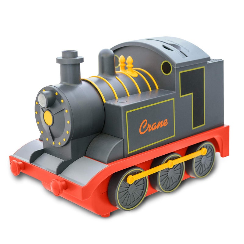 Crane Cool Mist Ultrasonic Baby Humidifier for Nursery and Kids Room Auto Shut Off 1 Gallon Optional Filter Playful Design Train