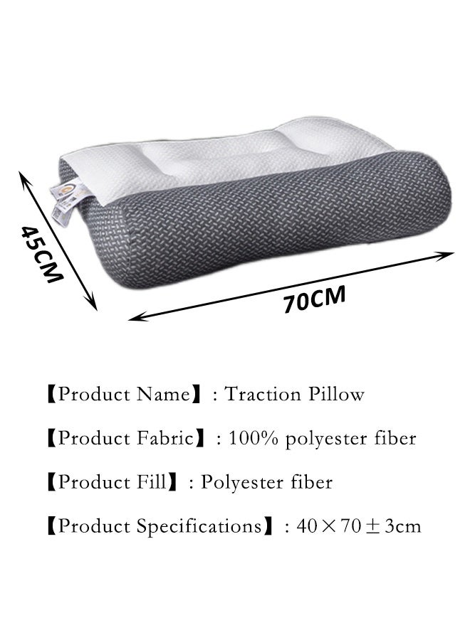 Ergonomic Pillow Neck Pillows Sleeping Side Sleeper Cervical Pillow for Neck Head and Shoulder Pain Relief Contour Support Pillows for Bed Sleeping Support Pillow Orthopedic Cervical Spine Stretch Pillow  - Image 2