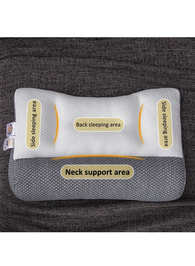 Ergonomic Pillow Neck Pillows Sleeping Side Sleeper Cervical Pillow for Neck Head and Shoulder Pain Relief Contour Support Pillows for Bed Sleeping Support Pillow Orthopedic Cervical Spine Stretch Pillow  - Image 4