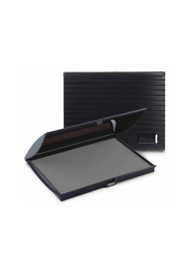 Uimprint Large 5'' x 7'' Felt Rubber Stamp Ink Pad, Gray - Image 1