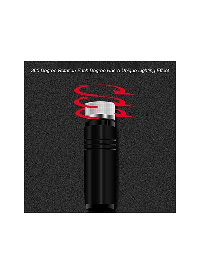 erorex مصباح ليلي USB، مصباح ليلي على شكل نجمة من BAILONGJU، أضواء داخلية حمراء رومانسية قابلة للتعديل، أضواء سقف السيارة المحمولة القابلة للانحناء بحرية لتزيين السيارة والسقف وغرفة النوم والحفلات  - Image 4