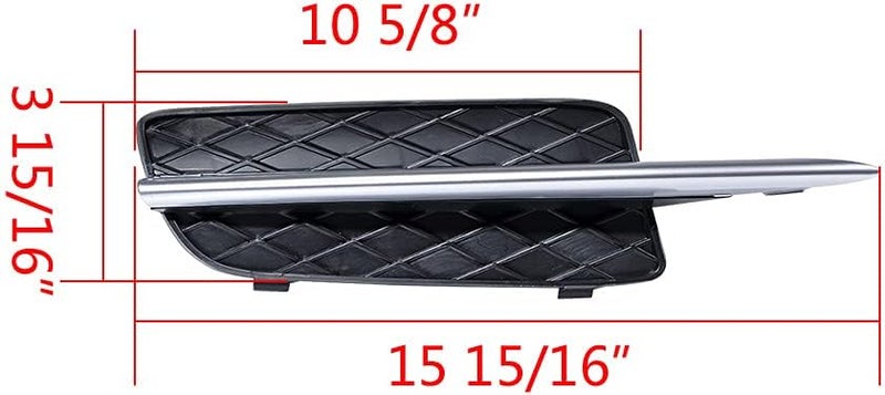 Anzios Compatible Lower Bumper Grille for BMW X5 E70 2007-2010 - Matte Black and Silver - Image 3