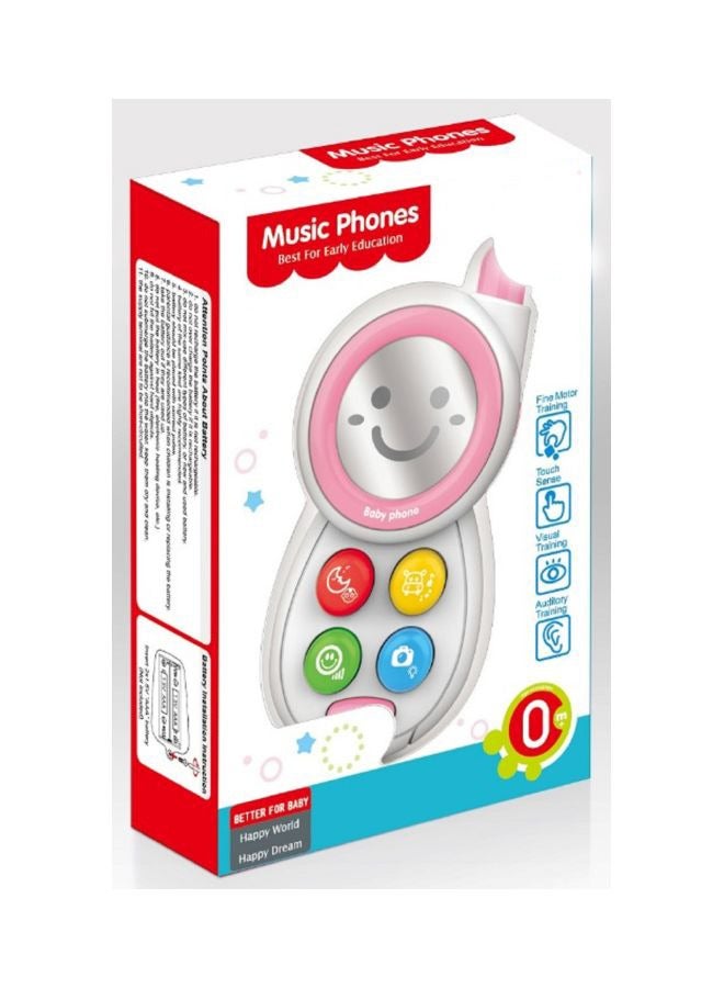 فاميلي هاتف موسيقي للأطفال ,وردي - Image 2