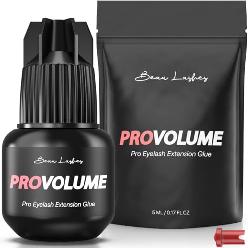beau lashes Super Strong Eyelash Extension Glue for Professionals Strongest Black Lash Adhesive for Long Lasting Semi Permanent Individual Lash Extensions 12s Fastest Drying up to 7 Weeks Retention - Image 1