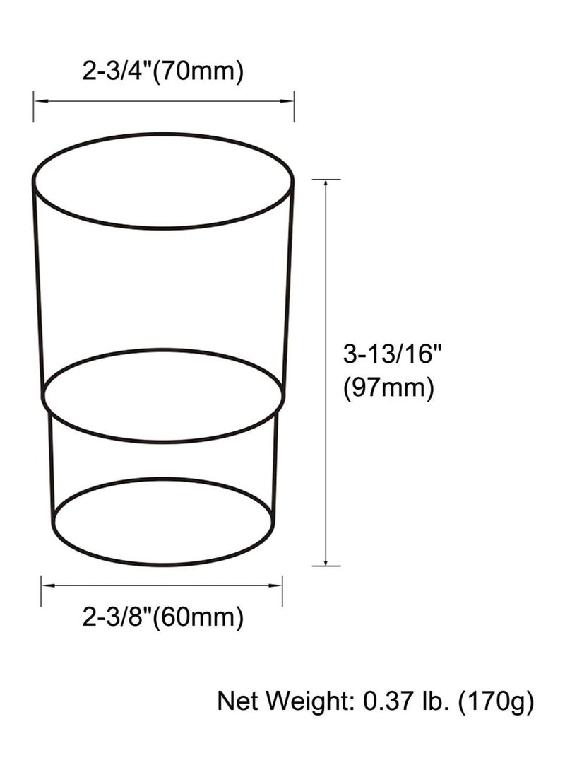 Generic - Frosted Glass Tumbler, Thick Glass Cup Replacement, Bathroom Toothbrush and Toothpaste Holder, Water Glasses, Bathroom Cup, Tumbler Cup, Rinsing Glass Cup, Drinkware Glassware - Image 1