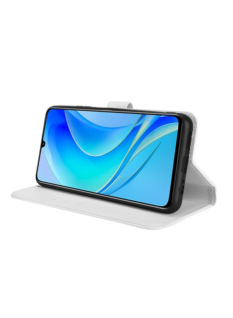 Nova Y70/Nova Y70 Plus/Nova Y71 4G Leather Stand Wallet Flip Case Cover Magnetic Phone Shell Wallet Phone Anti-Fingerprint Anti-Scratch and Anti-Drop Protection Back Cover with Card Slots  - Image 5