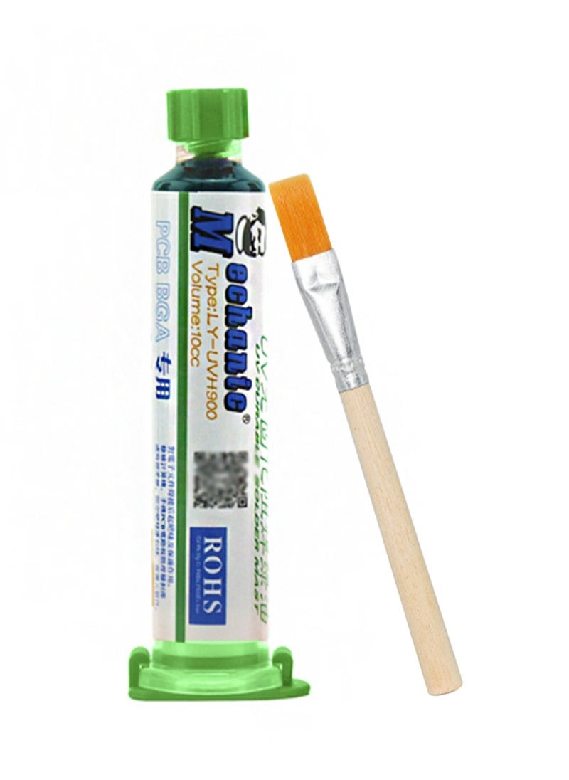 MECHANIC - UV Curing Green Solder Mask UV Curing Solder Mask Ink UV Solder Mask Ink BGA PCB Solder Resist Ink with Arcing Prevention Prevent Corrosive Arcing - Image 1