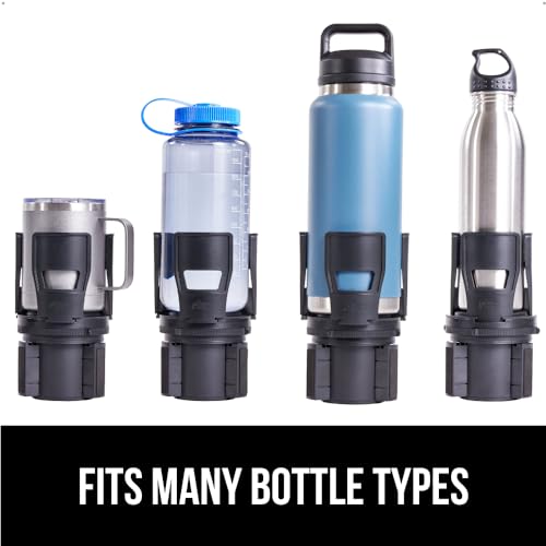 GORILLA GRIP Patent Pending Car Cup Holder Expander, Keeps Large Drink Cups Secure, Expands Fits Yeti, HydroFlask, Stanley 18 to 48oz Large Water Bottles, Coffee Mug, Adjustable Arms Insert, Black - Image 4
