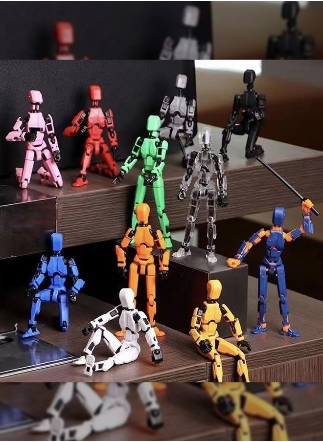 Haidue 11Pcs 3D Printed Doll Toy Dummy Doll, Movable Joints Can Be DIY Assemble - Image 1