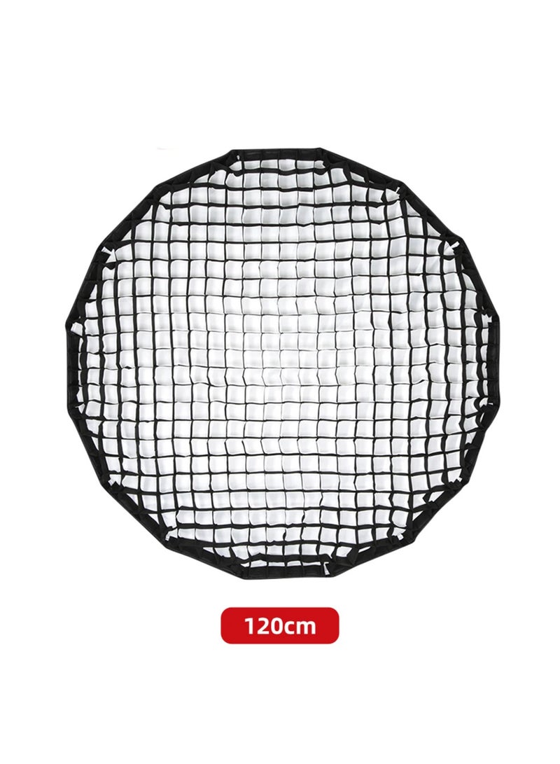 Portable 120cm Honeycomb Grid 16 Rods Deep Parabolic for Softbox (Only Honeycomb Grid No umbrella)  - Image 2