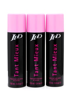 Jean Paul Dupont Tant Mieux 3Pcs Promo Pack Body Spray For Women 150ml  - Image 3