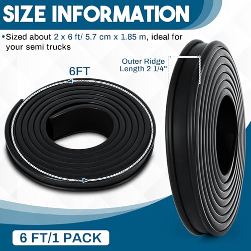 Datanly 2 Inch Fuel Tank Strap Isolator 6 Feet Length Gas Tank Seal Strap Insulator Rubber for Most Semi Trucks - Image 2